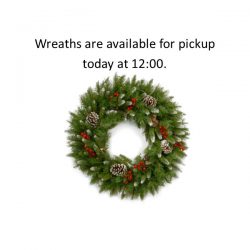 wreath orders are in
