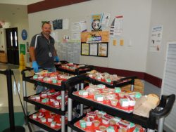 Custodian Bobby Delivering Breakfast