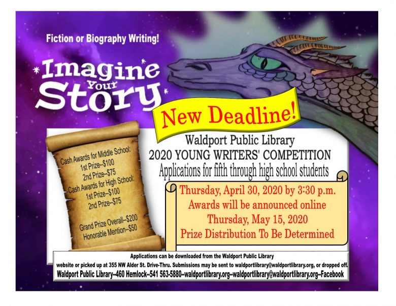 Young Writers' Imagine Your Story New Deadline jpg