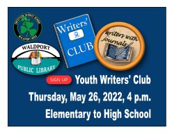 May 2022 Young Writers' Club jpg